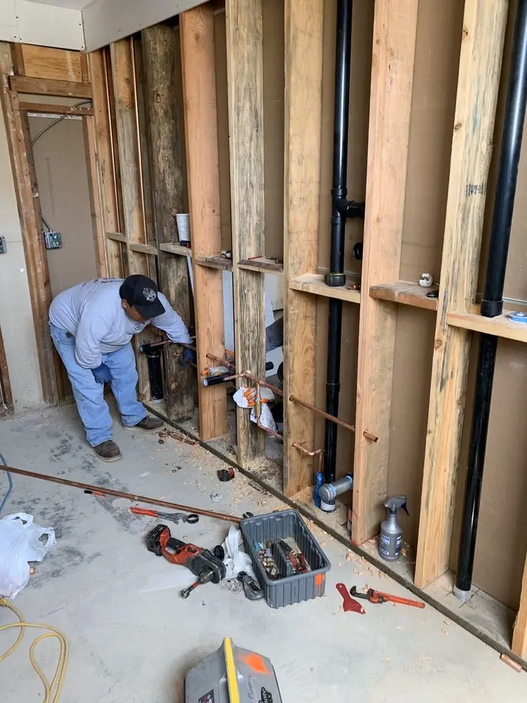 Commercial rough-in plumbing for Water Heater Replacement in Harrietstown